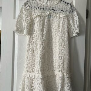 Elegant White Lace Dress